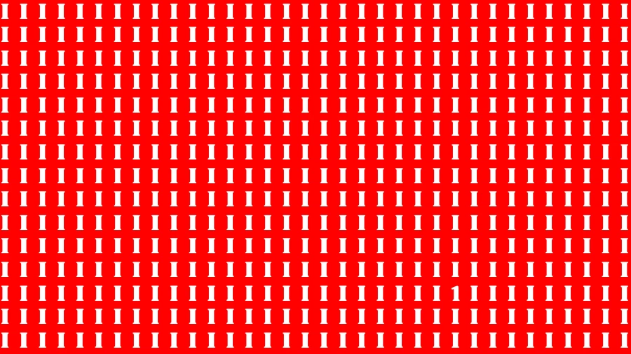 Optical Illusion Brain Challenge: If you have 50/50 Vision Find the Number 1 in 14 Secs