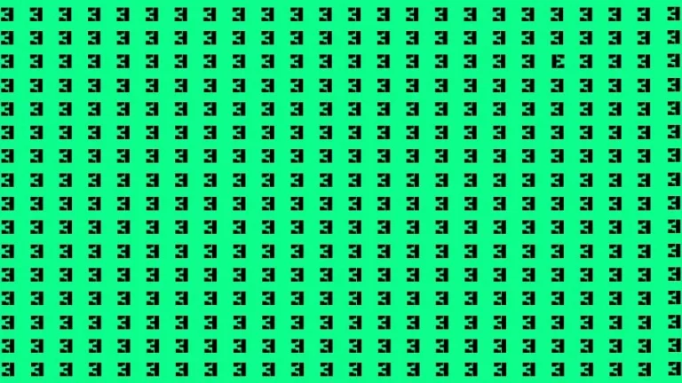 Optical Illusion Eye Test: If you have Eagle Eyes Find the Letter E in 18 Secs