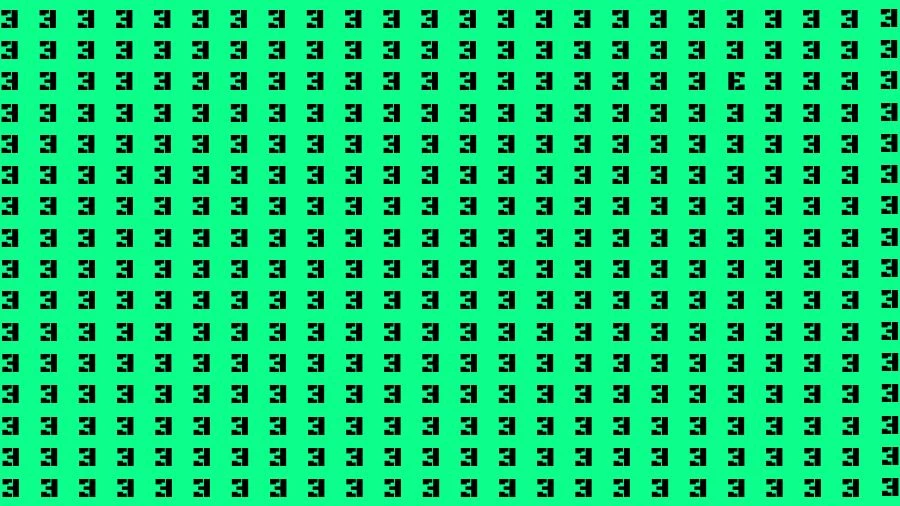 Optical Illusion Eye Test: If you have Eagle Eyes Find the Letter E in 18 Secs