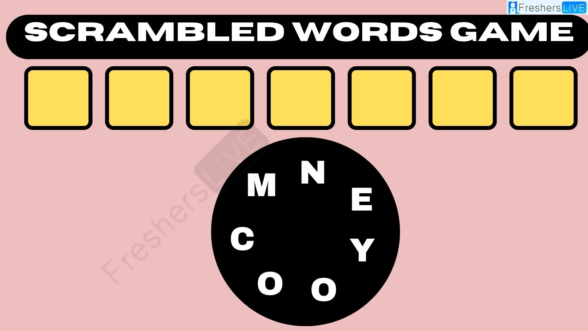 Can you figure out the scrambled words in this word game?