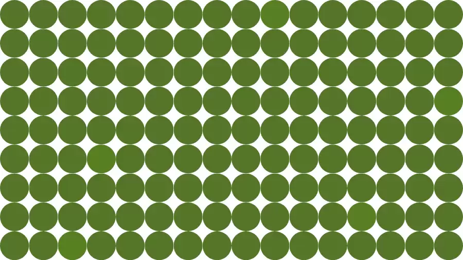 Only Eagle Eyes can spot the Different Coloured Circles in 10 Seconds