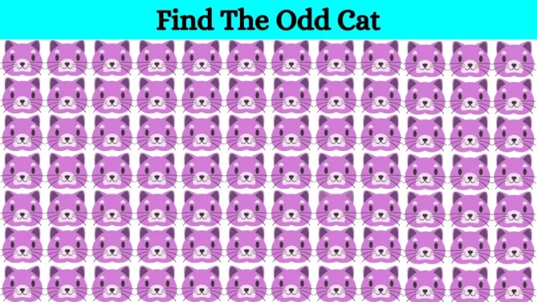 Optical Illusion Eye Test: Can you find the Odd Cat in 20 Seconds?