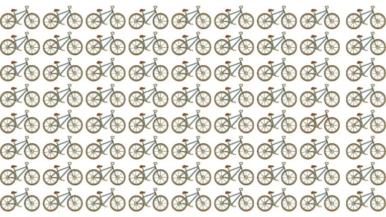 Optical Illusion Eye Test: Can you find the Odd Cycle in 20 Seconds?