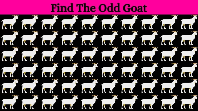 Optical Illusion Eye Test: Can you find the Odd Goat in 20 Seconds?