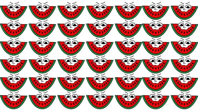 Optical Illusion Eye Test: Can you find the Odd Watermelon in 20 Seconds?