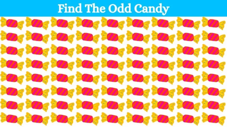 Optical Illusion Eye Test: Try to find the Odd Candy in this Image