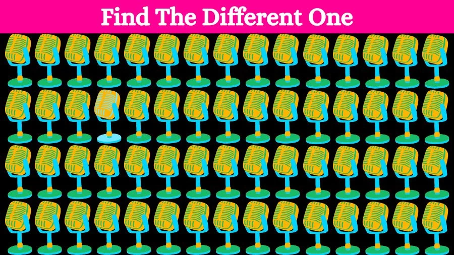 Test Visual Acuity - Can you spot the Odd One Out in this Image?