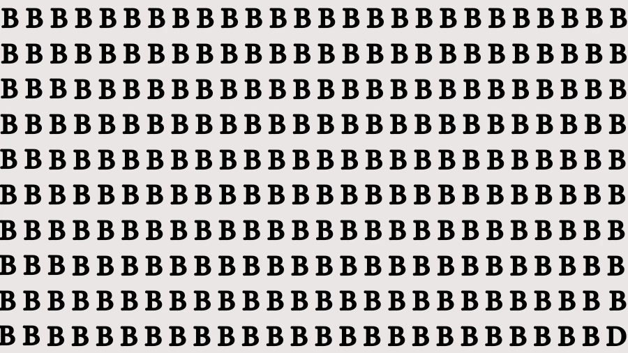 Observation Brain Challenge: If you have Eagle Eyes Find the Letter D in 12 Secs