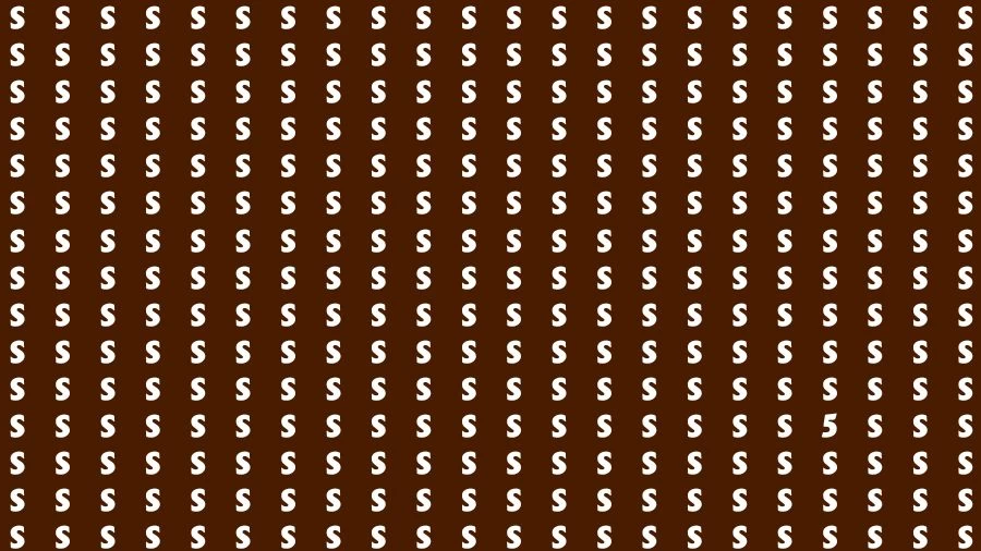 Optical Illusion Eye Test: If you have Eagle Eyes Find the number 5 in 15 Secs