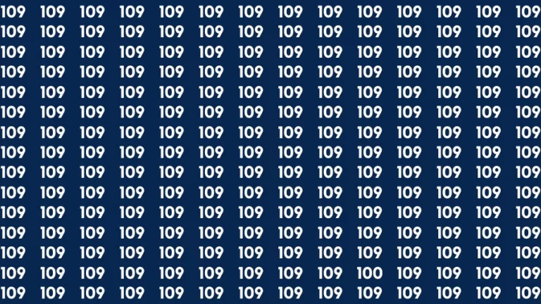 Visual Test: If you have Eagle Eyes Find the Number 100 in 15 Secs