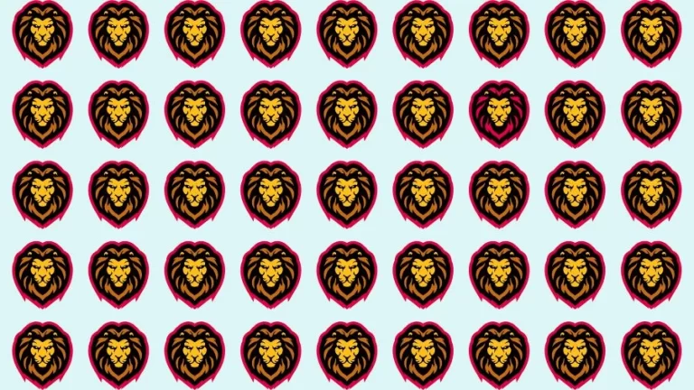 Optical Illusion Challenge: If you have Eagle Eyes find the Odd Lion in 15 Seconds