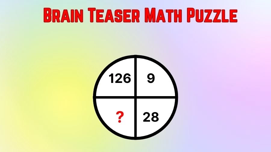 Brain Teaser Math Puzzle: Can You Find the Missing Number in 20 Secs?