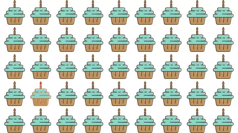 Optical Illusion Brain Test: If you have Sharp Eyes Find the Odd Cake in 8 Secs