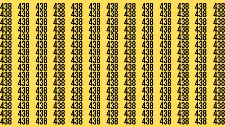 If you have Hawk Eyes Find the Number 5 among 1s in 20 Secs