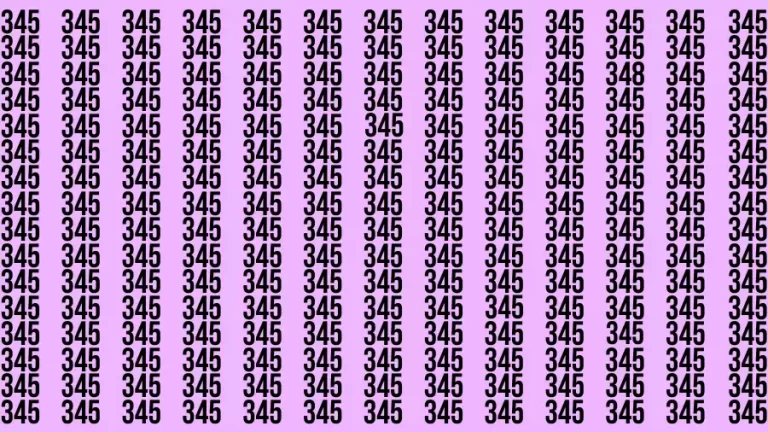 If you have Hawk Eyes Find the Number 5 among 1s in 20 Secs