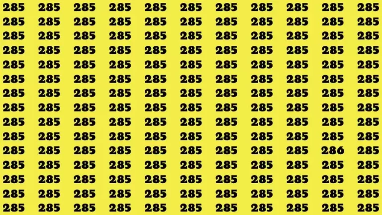 If you have Hawk Eyes Find the Number 5 among 1s in 20 Secs