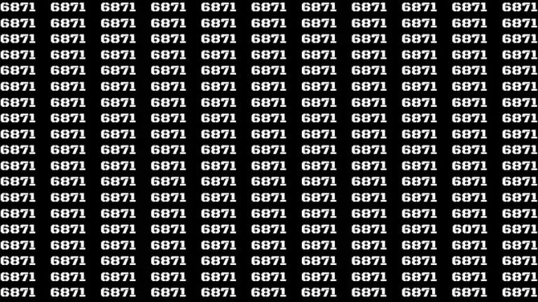 If you have Hawk Eyes Find the Number 5 among 1s in 20 Secs