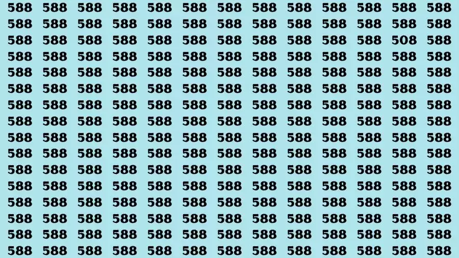 If you have Hawk Eyes Find the Number 5 among 1s in 20 Secs