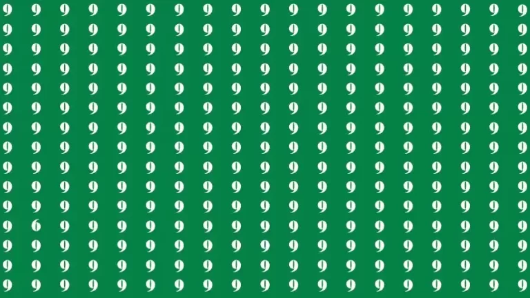 Optical Illusion Brain Challenge: If you have 50/50 Vision Find the number 6 among 9 in 12 Secs