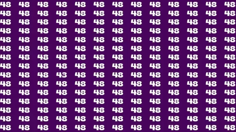 If you have Hawk Eyes Find the Number 5 among 1s in 20 Secs