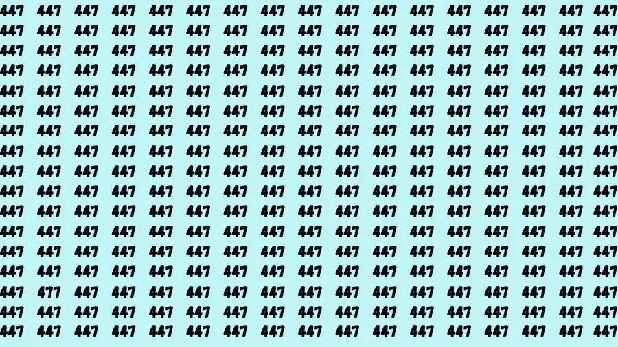 If you have Hawk Eyes Find the Number 5 among 1s in 20 Secs