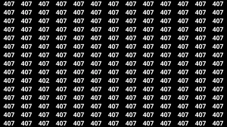 If you have Hawk Eyes Find the Number 5 among 1s in 20 Secs