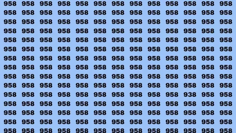 If you have Hawk Eyes Find the Number 5 among 1s in 20 Secs