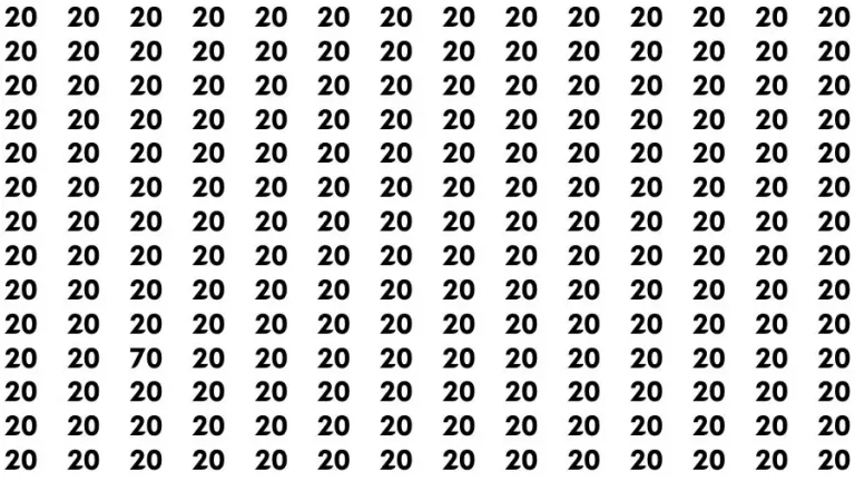 If you have Hawk Eyes Find the Number 5 among 1s in 20 Secs