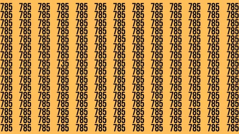 If you have Hawk Eyes Find the Number 5 among 1s in 20 Secs