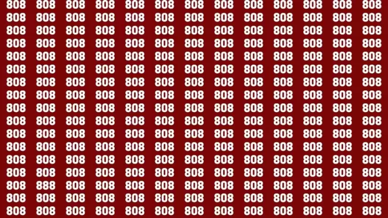 If you have Hawk Eyes Find the Number 5 among 1s in 20 Secs