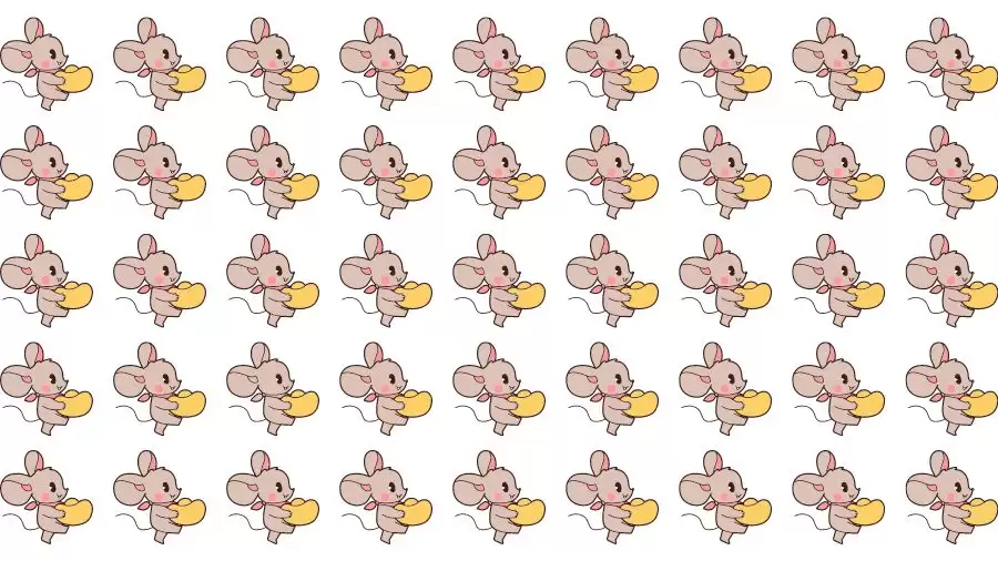 Optical Illusion Brain Test: If you have Eagle Eyes find the Odd Mickey Mouse in 8 Seconds