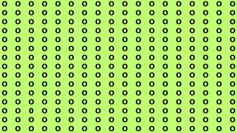 Optical Illusion Brain Test: If you have Eagle Eyes Find the Number 0 in 15 Secs