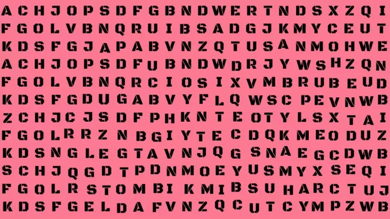 Visual Test: If you have Hawk Eyes Find the Word Bank in 15 Secs