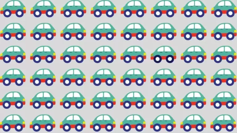 Optical Illusion Challenge: If you have Eagle Eyes find the Odd Car in 15 Seconds