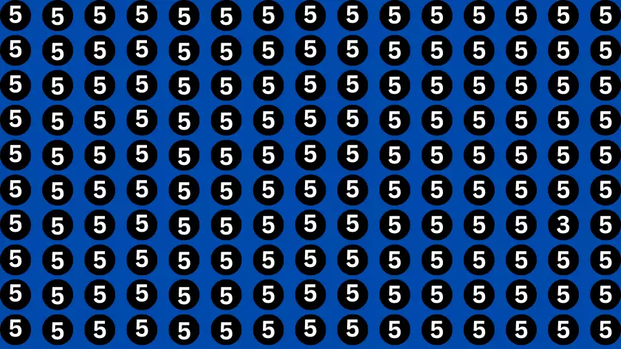 Observation Brain Challenge: If you have Eagle Eyes Find the number 3 in 12 Secs