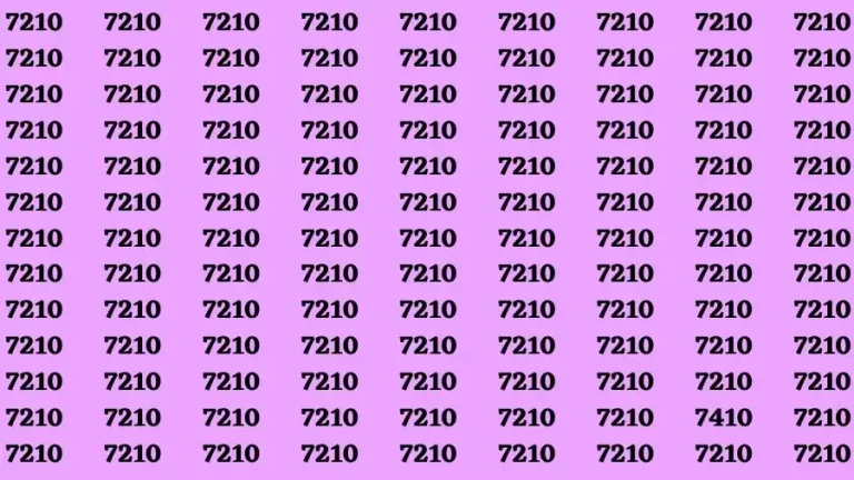 Brain Test: If you have Eagle Eyes Find the Number 7401 among 7201 in 15 Secs