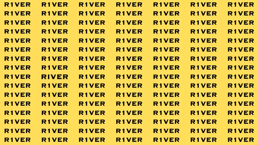 Brain Test: If you have Hawk Eyes Find the Word River in 15 Secs