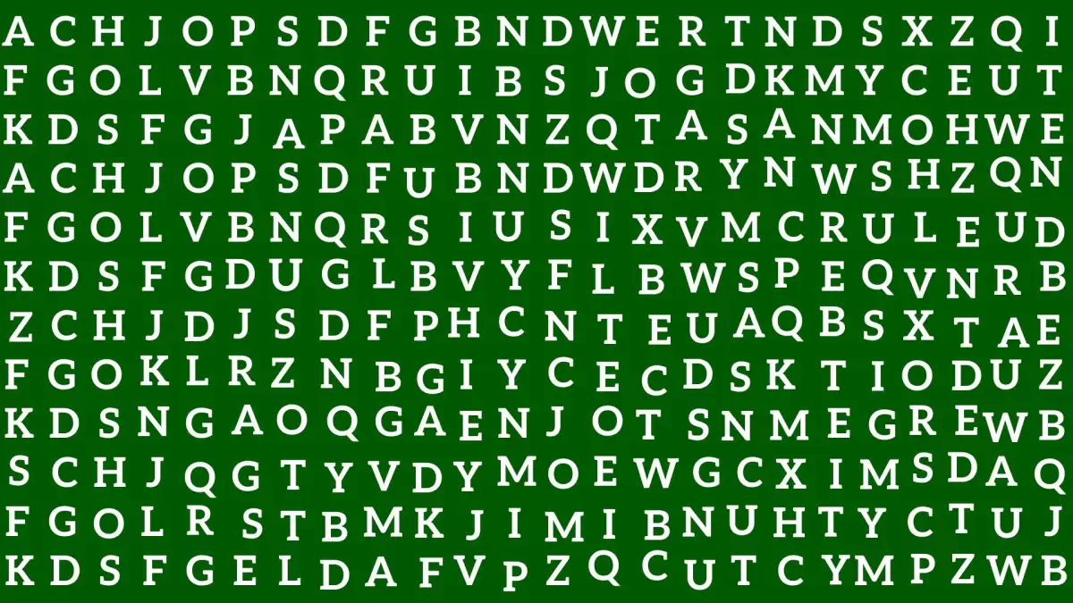 Puzzle to Test Your IQ: If you have Extra Sharp Eyes Find the word Bird in 15 Secs