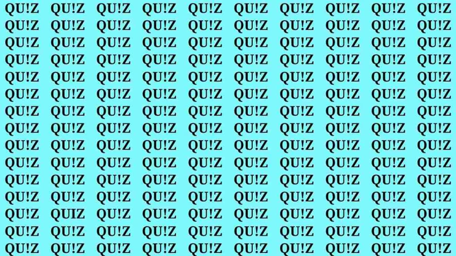 Observation Brain Test: If you have Eagle Eyes Find the word Quiz In 18 Secs