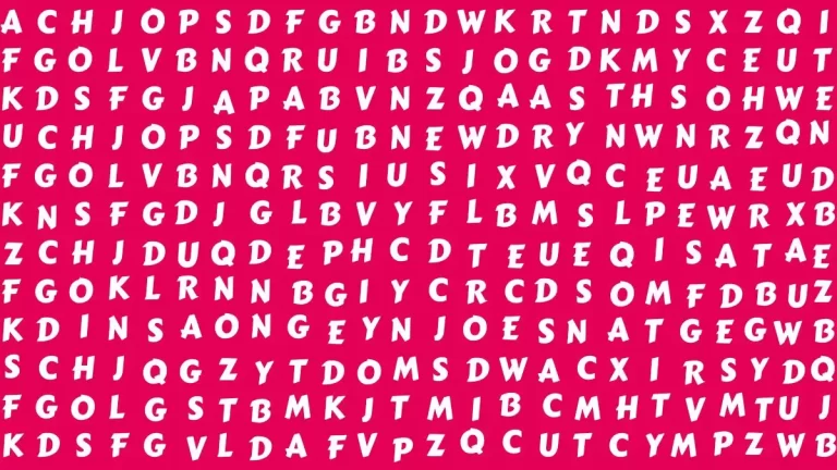 Optical Illusion Brain Challenge: If you have Eagle Eyes Find the Word Life in 15 Secs