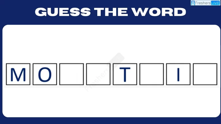 Are You a Genius? Try to Guess the Word in 5 Seconds!