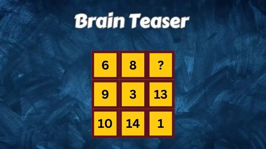 Brain Teaser: Find the Missing Number in this Maths Puzzle