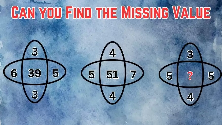 Brain Teaser IQ Test: Can you Find the Missing Value in 30 Secs?