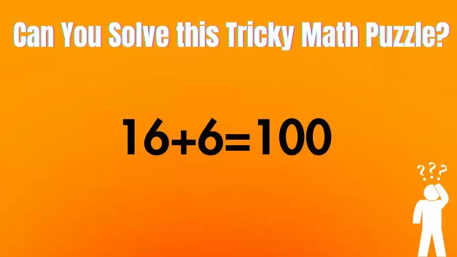 Brain Teaser Only Genius Can Solve: Can You Solve This Tricky Math Puzzle?