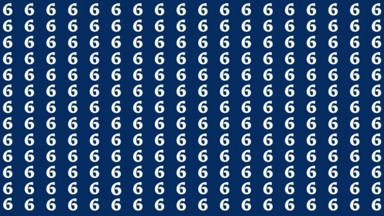 Brain Teasers for Geniuses: Find 2 among the 6s within 20 Seconds?