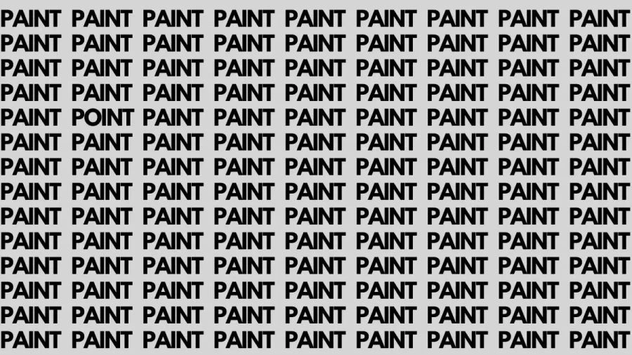 Brain Test: If You Have Sharp Eyes Find Point Among Paint In 10 Secs