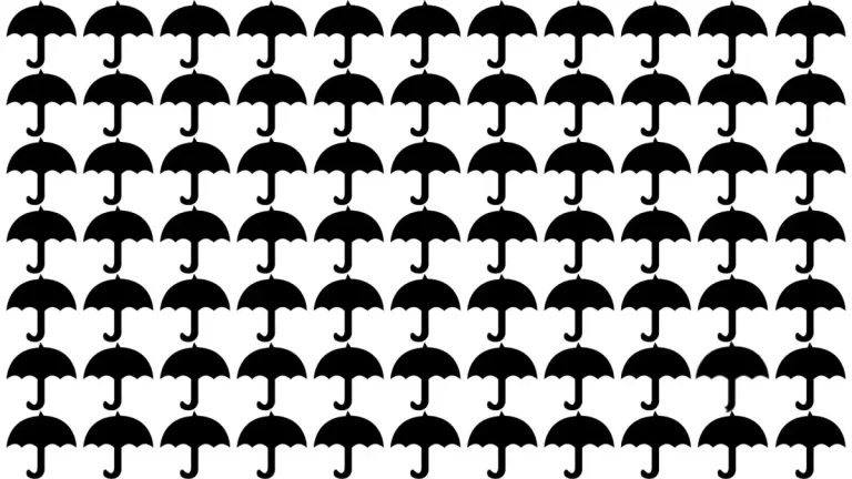 Can you Pick the Odd Umbrella in this Image in less than 10 Secs