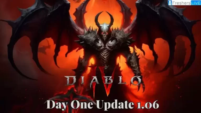 Diablo 4 Day One Update 1.06 and Patch Notes