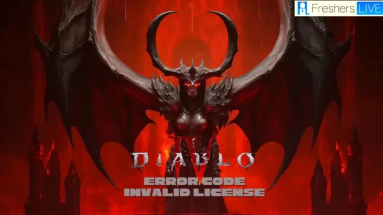 Diablo 4 Error Code Invalid License, Causes and Fixes