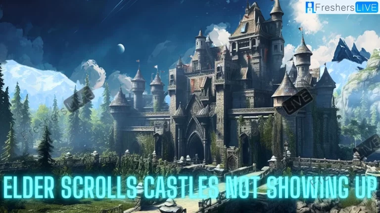 Elder Scrolls Castles Not Showing Up